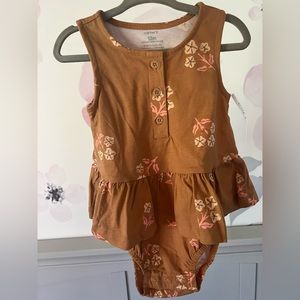 NWT Carters 12M Girls One Piece